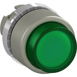Verlichte drukknop niet terugverend groen Verhoogde drukknop